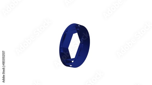 blue number zero