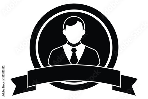 pro certification vector icon silhouette