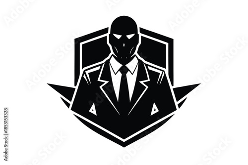 elite specialist vector icon silhouette