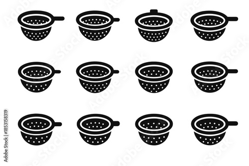 Contour piece bar vector ridge icon stabilizer icons ring strainer slab kitchen