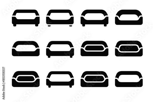 Tile ridge icon dog border slab arc vector frame strip plate bed