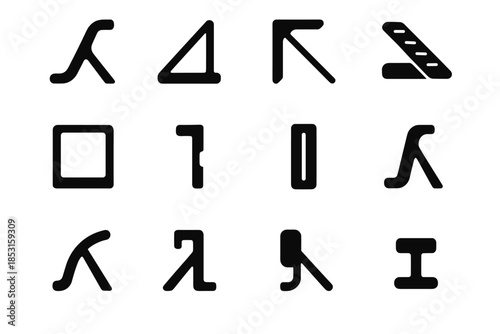 Inner groove back icon beam icons slim vector support tiny desktop hook