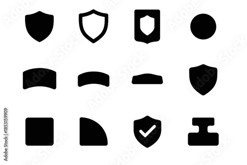 Brace grid icon arc slab protect vector safe piece icons curve plate