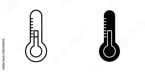 Two thermometers side by side