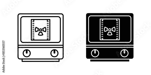 Retro computer monitors displaying code