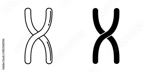 Simplified chromosome diagrams