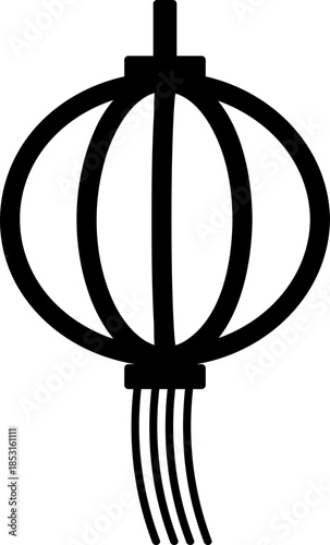 Chinese New Year Lantern And Cloud Decoration