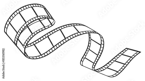 Vector illustration film strip illustration