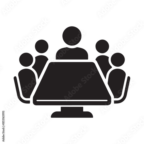 Business meeting teamwork conference office discussion