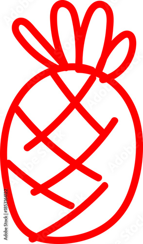 Pineapple lucky symbol