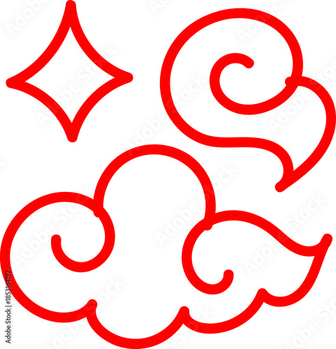 Auspicious cloud swirl