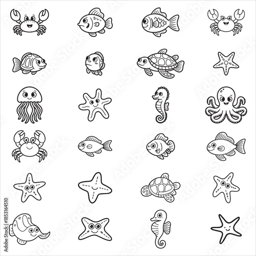 Ocean Animals Clip Art