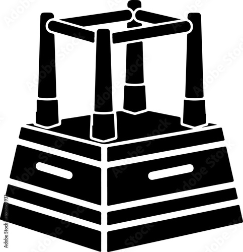 Gym Icon Vector Bundle – Fitness Exercise Machine Silhouette SVG Set