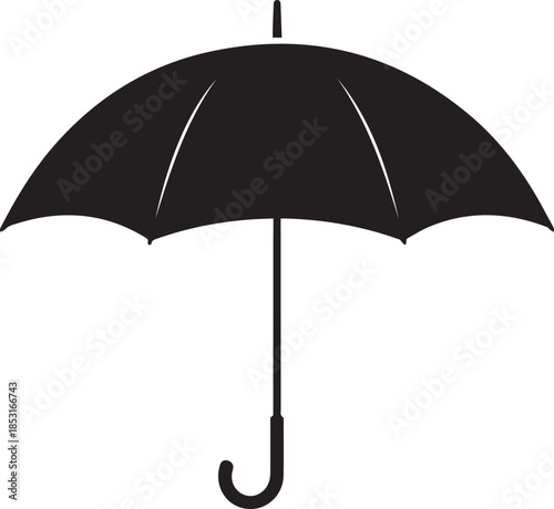 Umbrella open protection from rain and sun weather accessory or rainwear