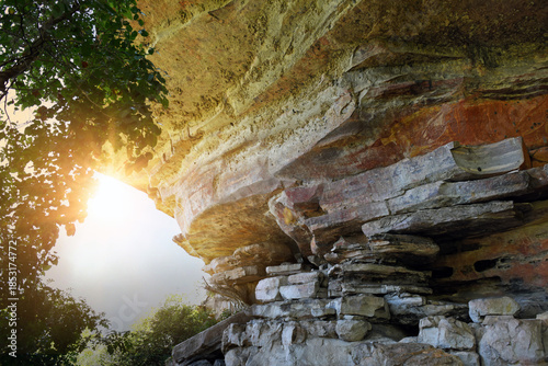 rock formation at the Nadab Lookout in the Kakadu National Park, NT, Australia