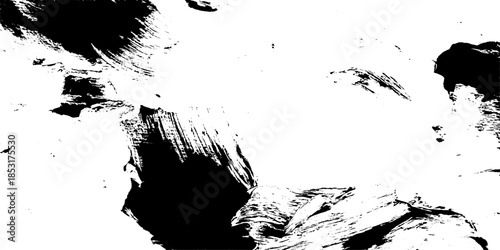 Vector grunge abstract texture. Distressed uneven grunge background. Abstract vector illustration, black and white rough vintage distress background, Vector Illustration. Black isolated on white. 