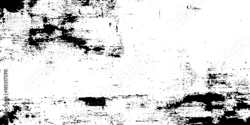 Vector grunge abstract texture. Distressed uneven grunge background. Abstract vector illustration, black and white rough vintage distress background, Vector Illustration. Black isolated on white. 