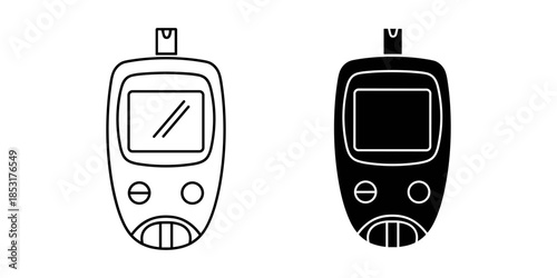 Blood glucose meters displaying results