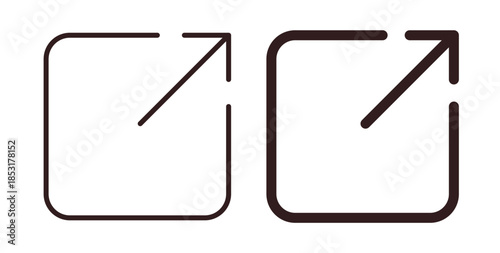 Share icons. thin line and glyph vector icons pack on white background