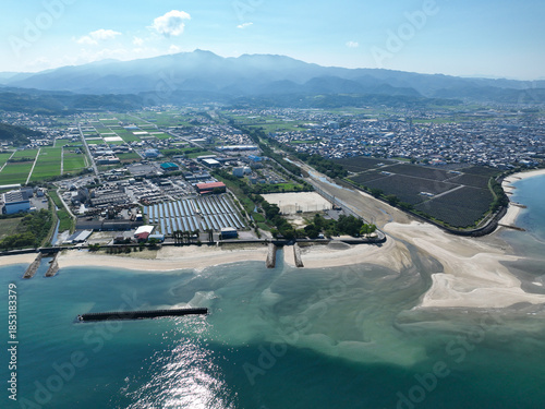 愛媛県松山市　モンチッチ海岸周辺の風景
