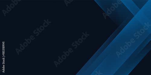 3d modern dark blue overlap abstract background with shiny lines layers. Texture with light blue triangle element decoration. Vector illustration for modern presentation background, banner