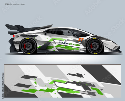 Car wrap livery design
