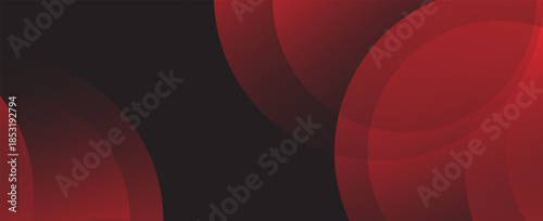 Red abstract background. Dynamic shapes composition.  vector illustration