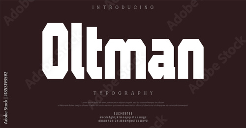 Abstract sport modern minimal logo alphabet fonts. Typography minimalist urban sana serif digital fashion future creative sport logos fonts. vector illustration