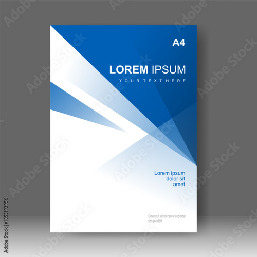 Business Book cover abstract modern design. Annual report. Brochure template, catalog. Simple Flyer promotion. magazine. Vector illustration