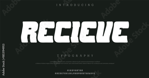 Minimal modern alphabet fonts. Typography minimalist urban digital fashion future creative logo font. vector illustration