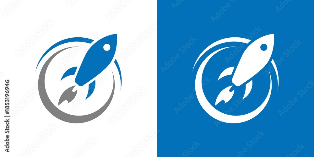 Obraz premium technology logo vector illustration