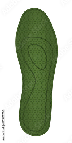 Foot sport insole. vector illustration