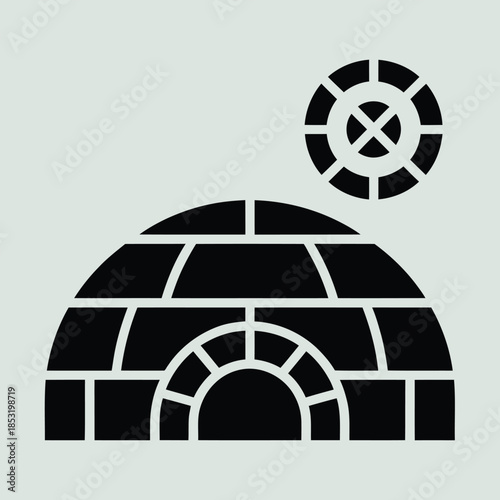 Simple black silhouette illustration of a steaming coffee mug ready for a warm drink