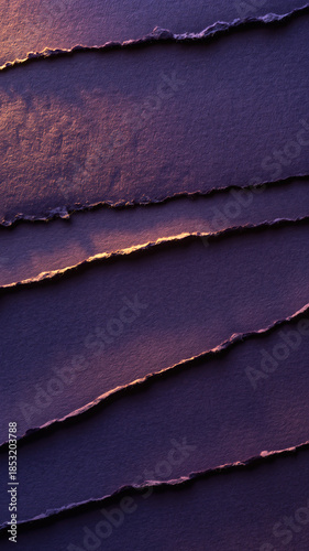 Deep Violet Deckle-Edge Paper Texture