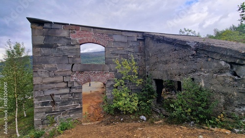 former mining area in norway langvatnet