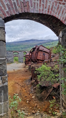 former mining area in norway langvatnet