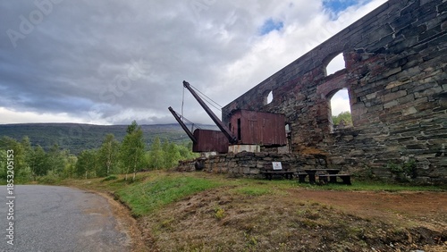 former mining area in norway langvatnet