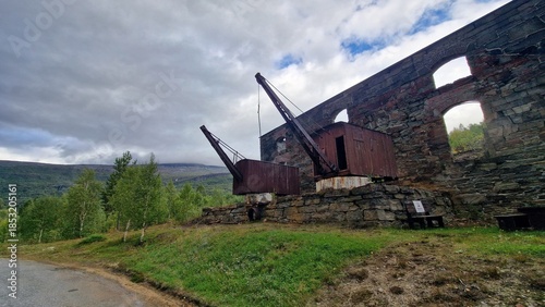 former mining area in norway langvatnet