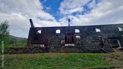 former mining area in norway langvatnet