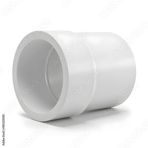 PVC pipe reducer fitting, smooth design, modern plumbing solution