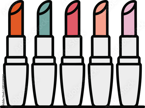 Lipstick shades collection beauty products cosmetic makeup fashion style glamour beauty tips