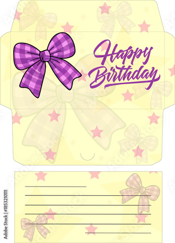 Envelope with the inscription Happy Birthday