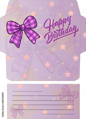 Envelope with the inscription Happy Birthday