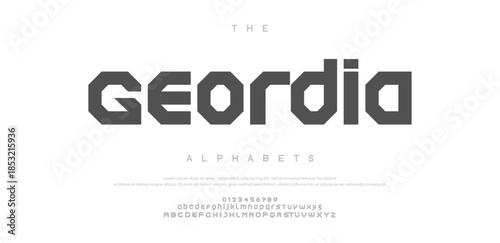 Minimal modern logo alphabet fonts. Typography minimalist urban sana serif digital fashion future creative logos fonts. vector illustration