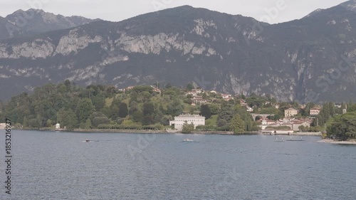 view of the lake , villa on lake como italy