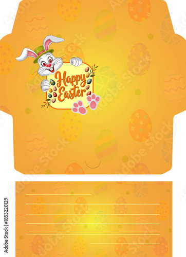 Happy Easter – festive Easter envelope
