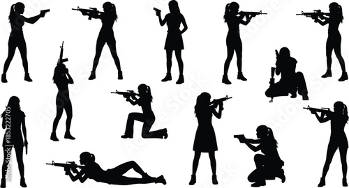 silhouettes of  Silhouettes, Decorators, Workers, Men, Painting, Roller, Ladder, Toolbox, Hard Hat, Home Improvement, Renovation, Maintenance, Repair, Vector, Illustration, Black, White ple