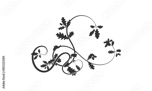 A new element for creating an oak weaving ornament