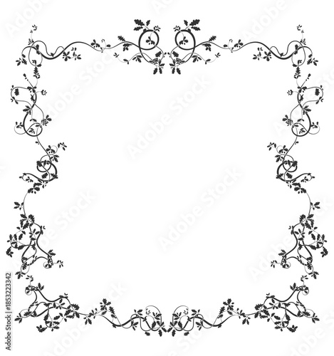 An elegant frame to decorate a wedding proposal