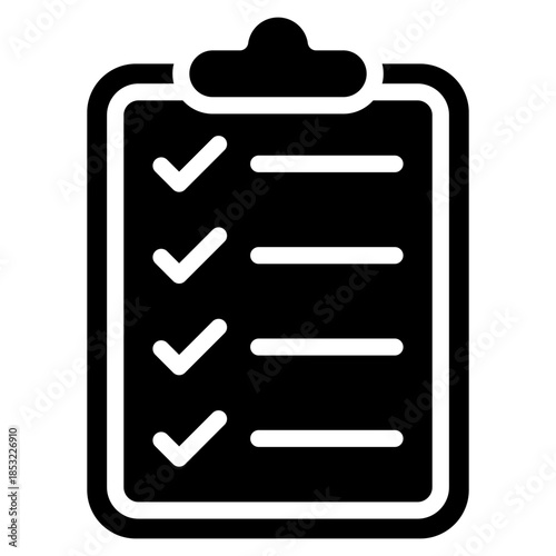 Task Checklist Icon Element For Design